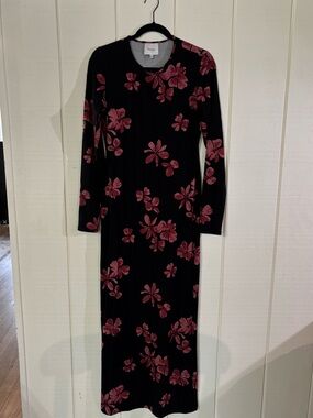 Reformation Tommie Knit Long Sleeve Maxi Size M
